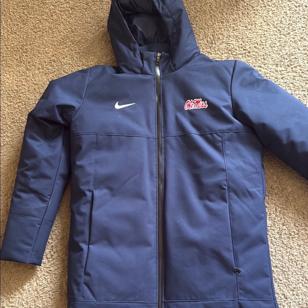 Nike Navy Blue Ole Miss Jacket